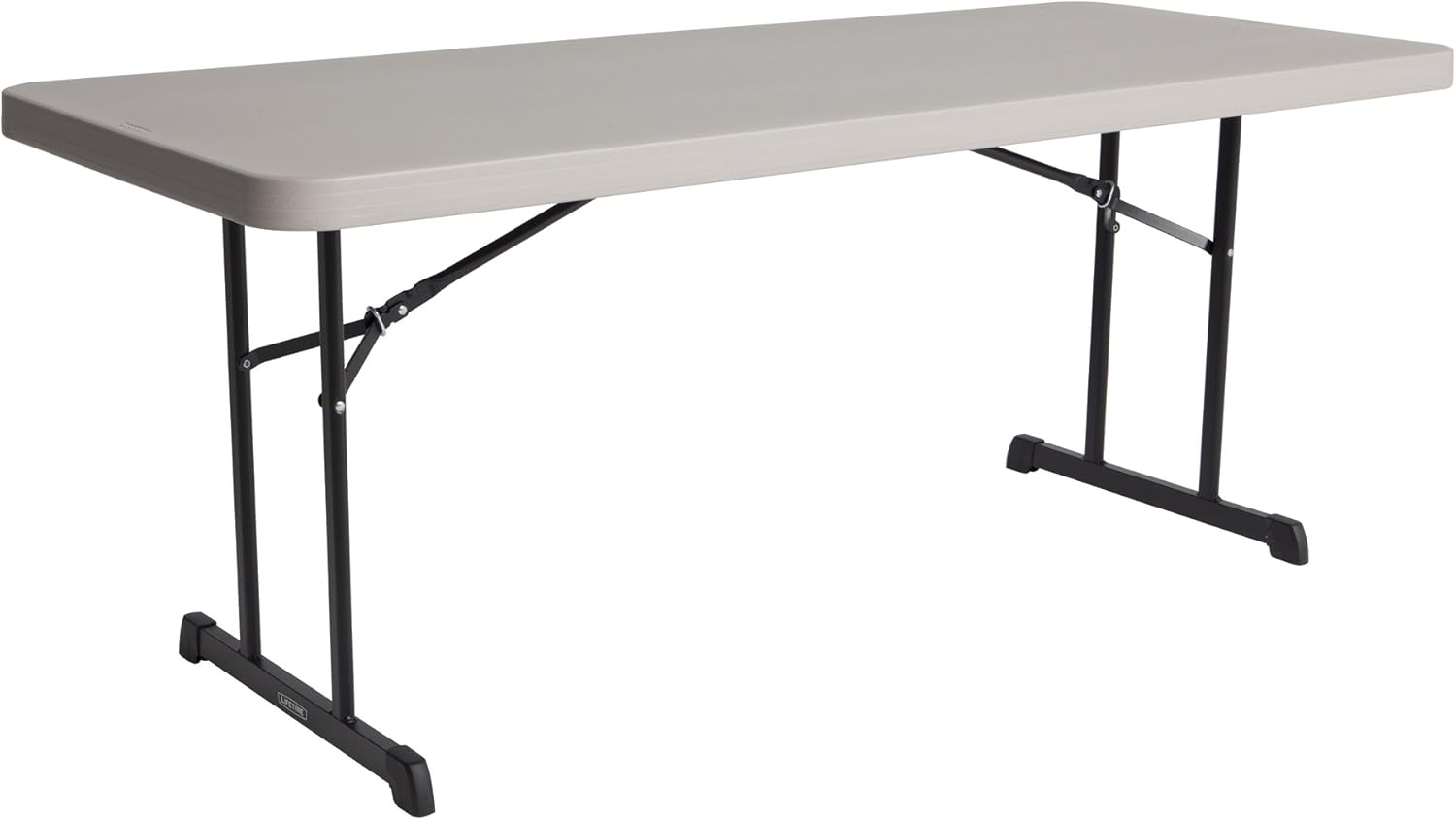 LIFETIME 480126 Professional Rectangular Folding Table (4 Pack), 6', Putty