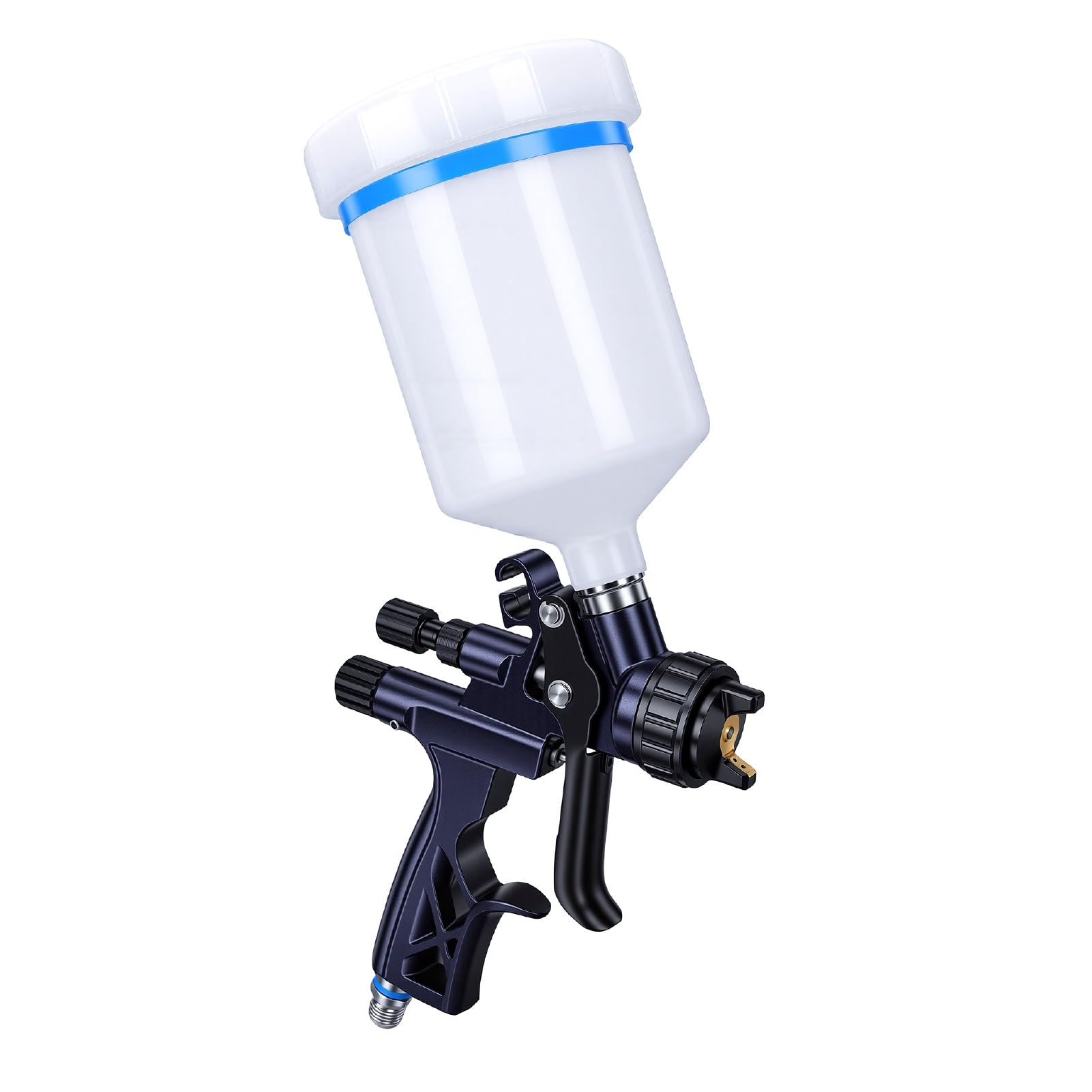 Tosuny HVLP-Spritzpistole 600ml Autolackierpistole-Set für Autos