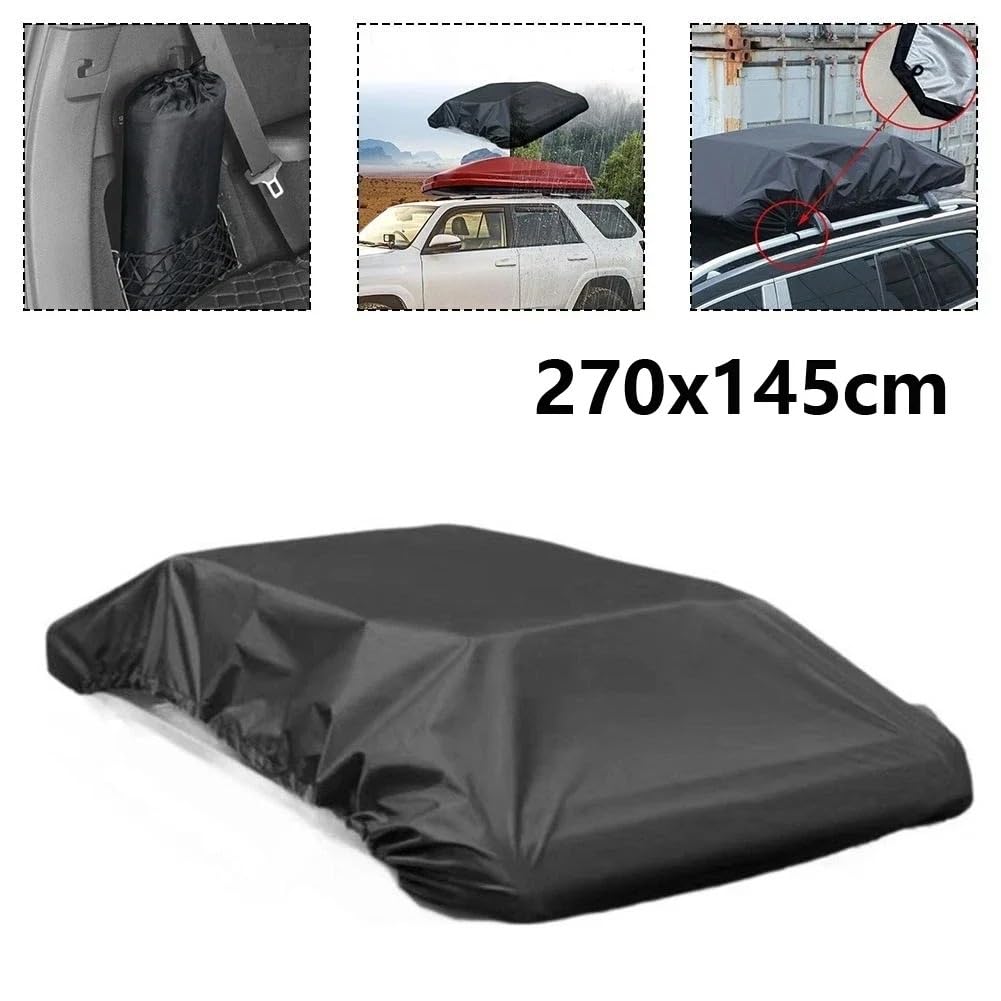 Kofferraumabdeckung Laderaumabdeckung 210D Oxford Tuch Auto Top Rack Abdeckung 270*145cm 170*145cm 190*145cm 230*145cm Auto Dach Regen Abdeckung Gepäck Abdeckung Regendicht(270x145cm)