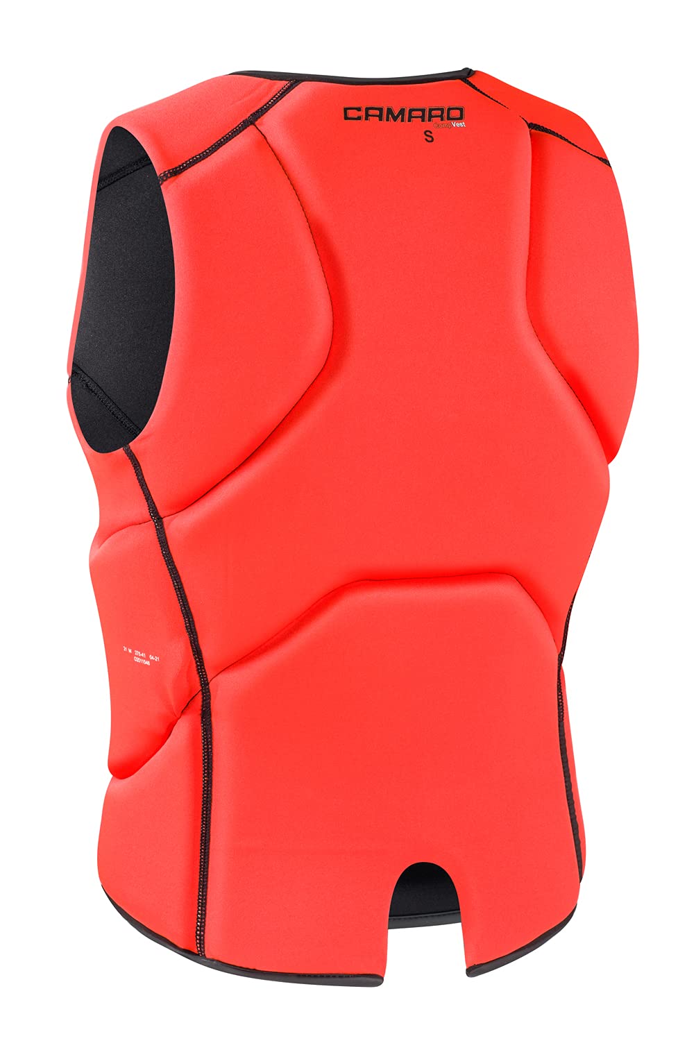 Camaro Comp Slasher Haut de protection en néoprène wakeboard kite ski nautique Noir/orange Taille L