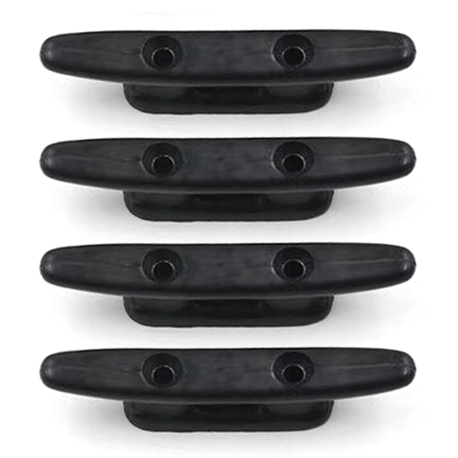 KinetiCore 4 Pack Nylon Closed Base Rope Cleats, Marine Grade Boat Mooring Cleats for Kayak, Canoe, Dinghy, Yacht & Small Boat Deck Accessories