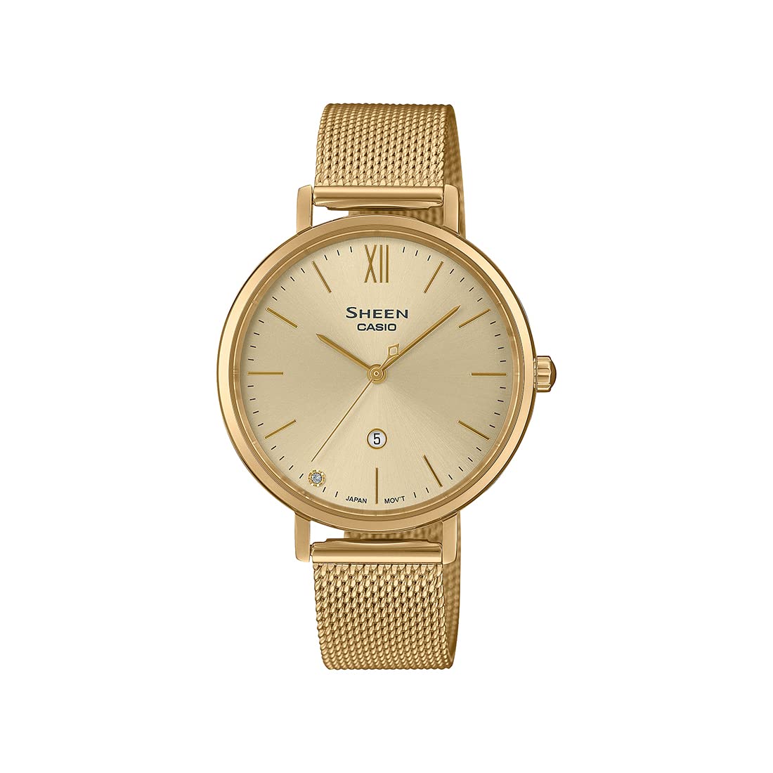Casio Women Stainless Steel Analog Gold Dial Watch-She-4539Gm-9Audf, Band Color-Gold (B0BNVM6KPJ) Amazon Price History, Amazon Price Tracker