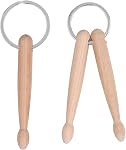 1Pcs Drum Stick Key Chain,Small Lightweight Drum Stick Key Loop,Keychain Bag Decoration Musical Instruments Gift