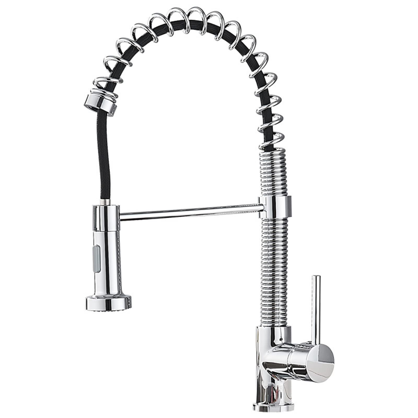 Robinet d'évier de cuisine moderne commercial au design architectural en laiton durable