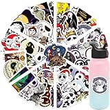 50PCS Nightmare Before Christmas Stickers, Halloween Stickers Pack, Cute Vinyl Waterproof Stickers Decals for Laptop, Water Bottles, Guitar, Skateboard Stickers for Teens (TNBC)