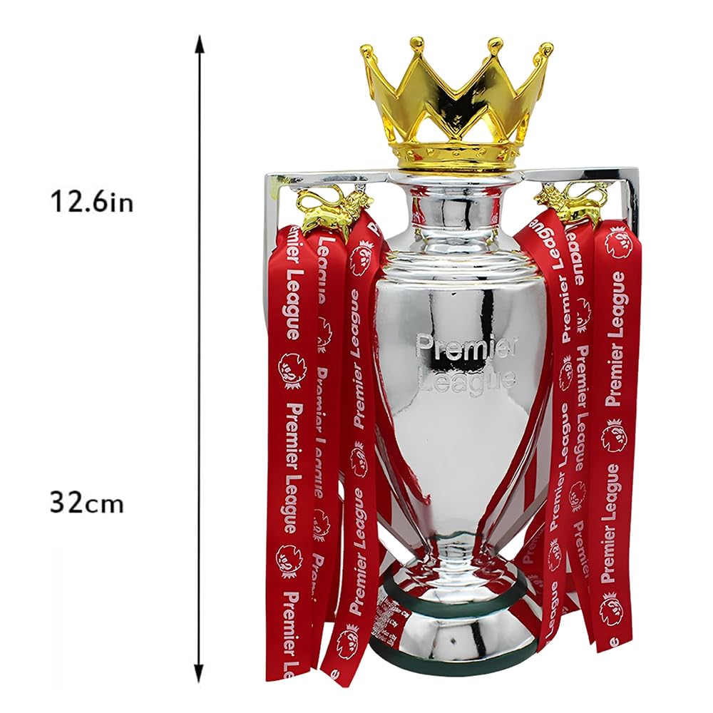 Trofeo della English Football League Trofei Premier Champions Decorazione per Bar Ufficio Casa Scrivania Regalo per I Tifosi,32cm/12.6inch