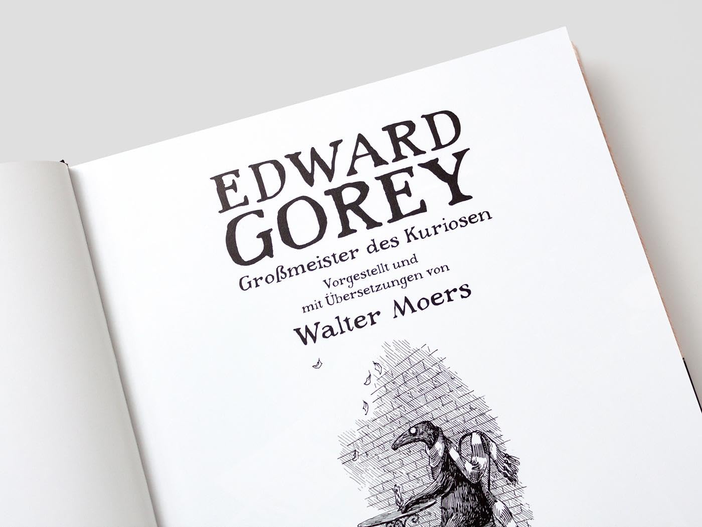 Edward Gorey – Großmeister des Kuriosen: Vorgestellt von Walter Moers | Limitierte Edition: mit Original-Edward-Gorey-Fälschung von Walter Moers als ... (Sonderbände der Anderen Bibliothek, Band 2)