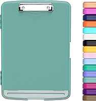 Vista 11 de Hongri Portapapeles con Almacenamiento con Soporte para Bolígrafo, Carpeta Portapapeles de Enfermería de Apertura Lateral de 8.5 x 11 Pulgadas