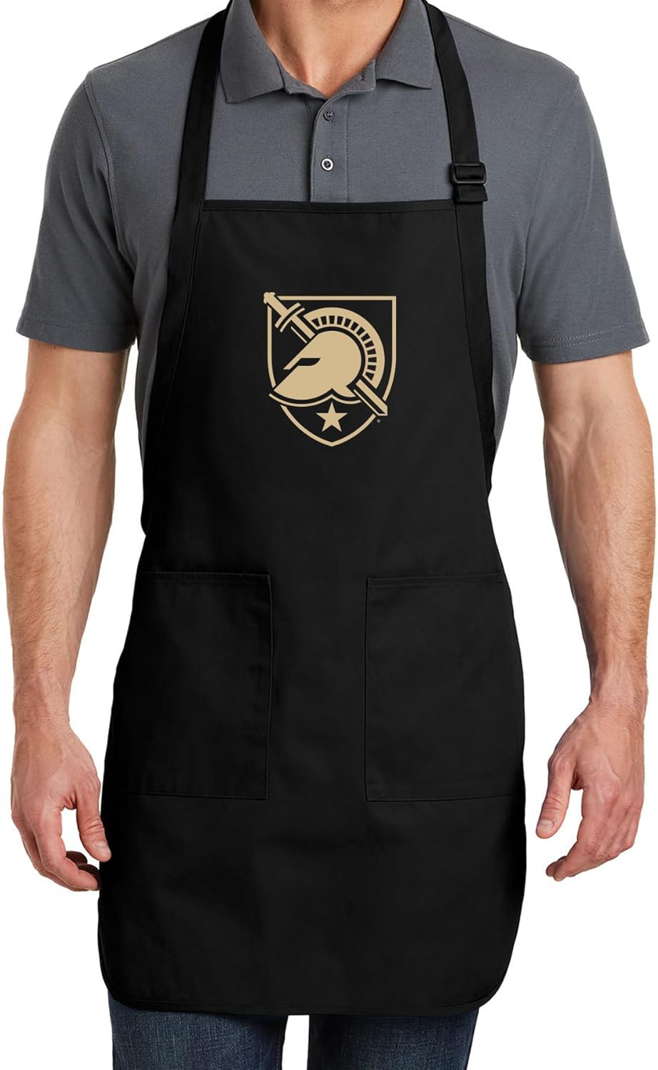 Sport Your Gear Officially Licensed NCAA Full LengthTailgating and Grilling Apron with Pockets
