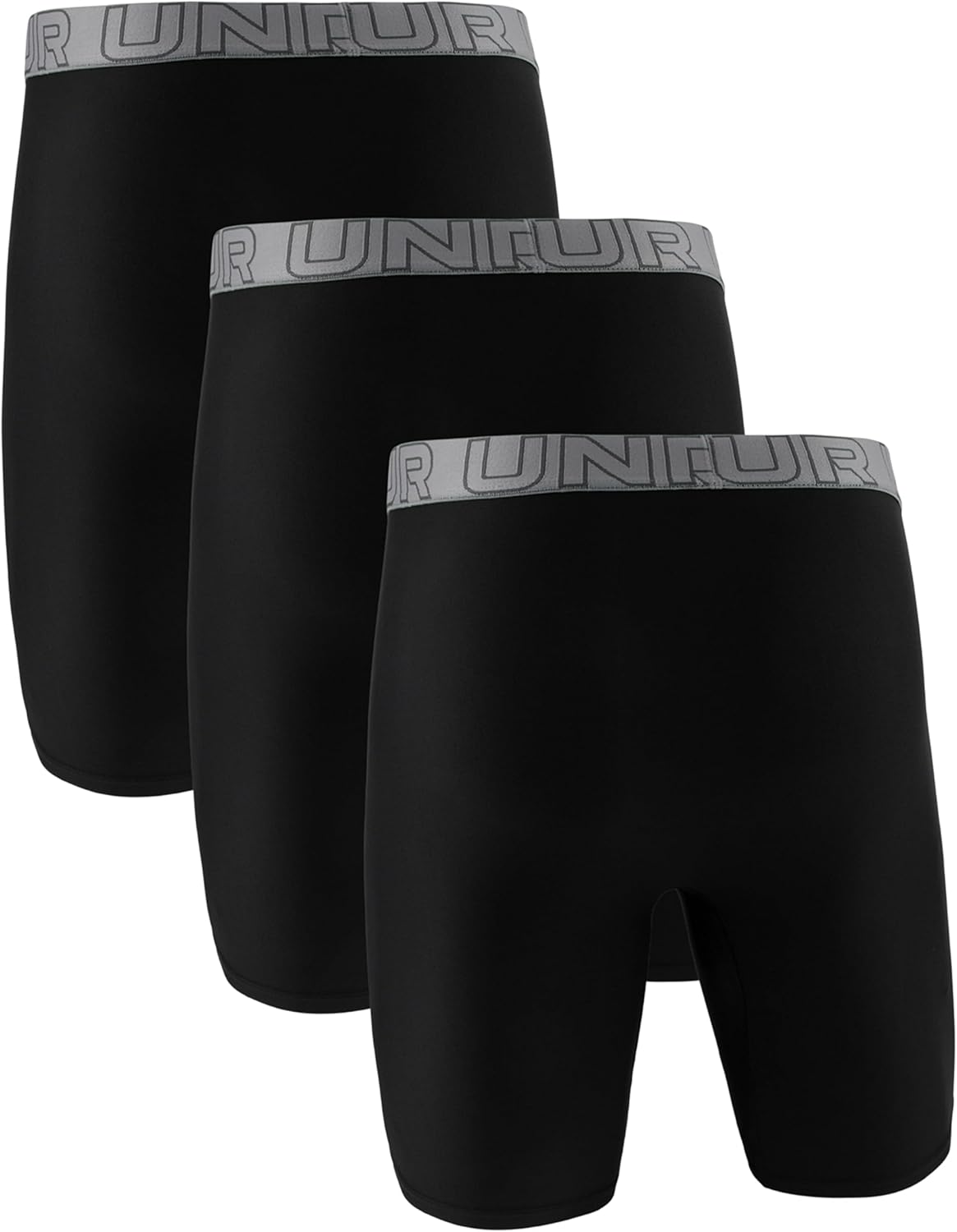 Under Armour Men's Multi-Pack Performance Tech Long-Leg Boxer Brief, 9" Inseam, All-Day Comfort - Image 2