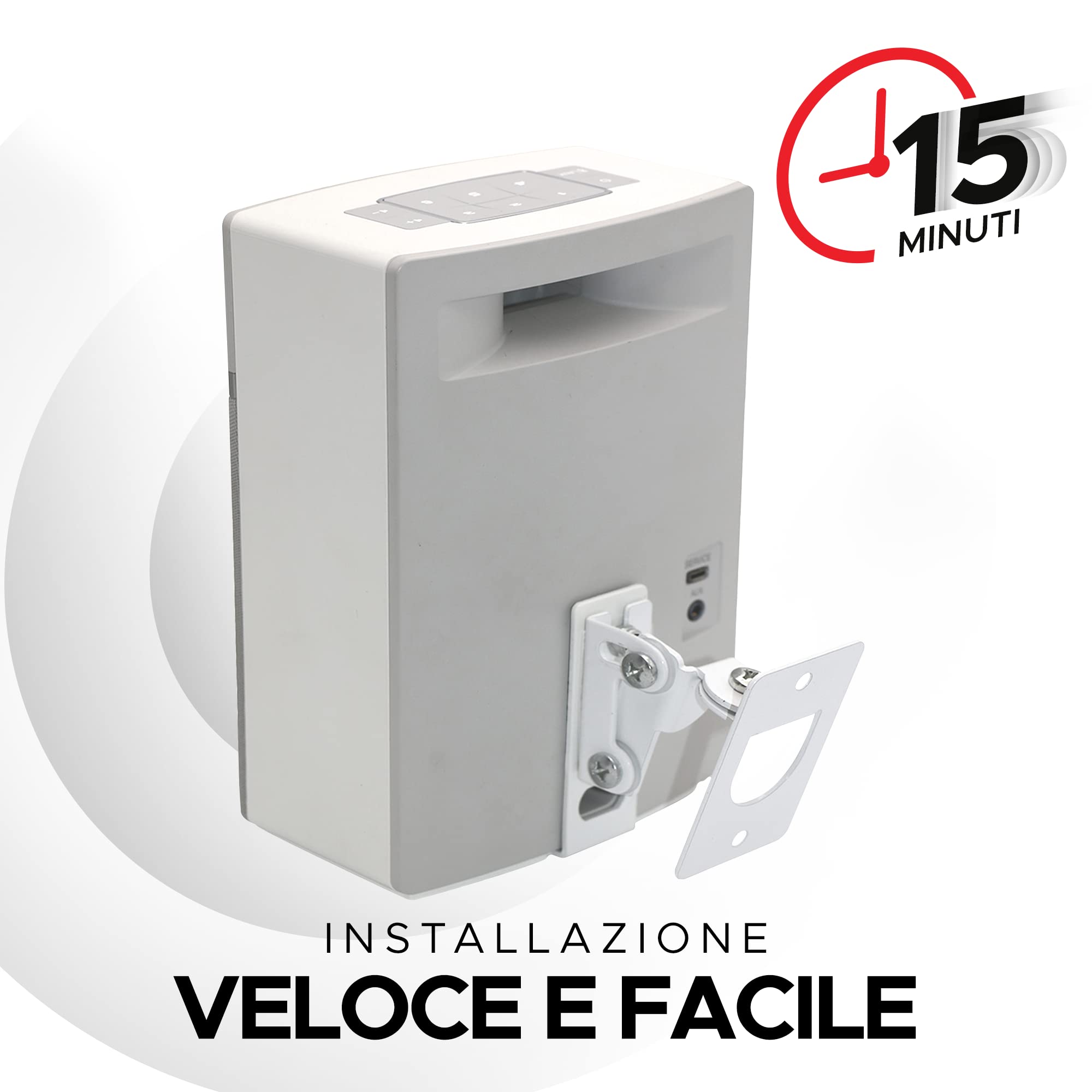 Bose Soundtouch 10 Supporto per Casse da Parete Bianco