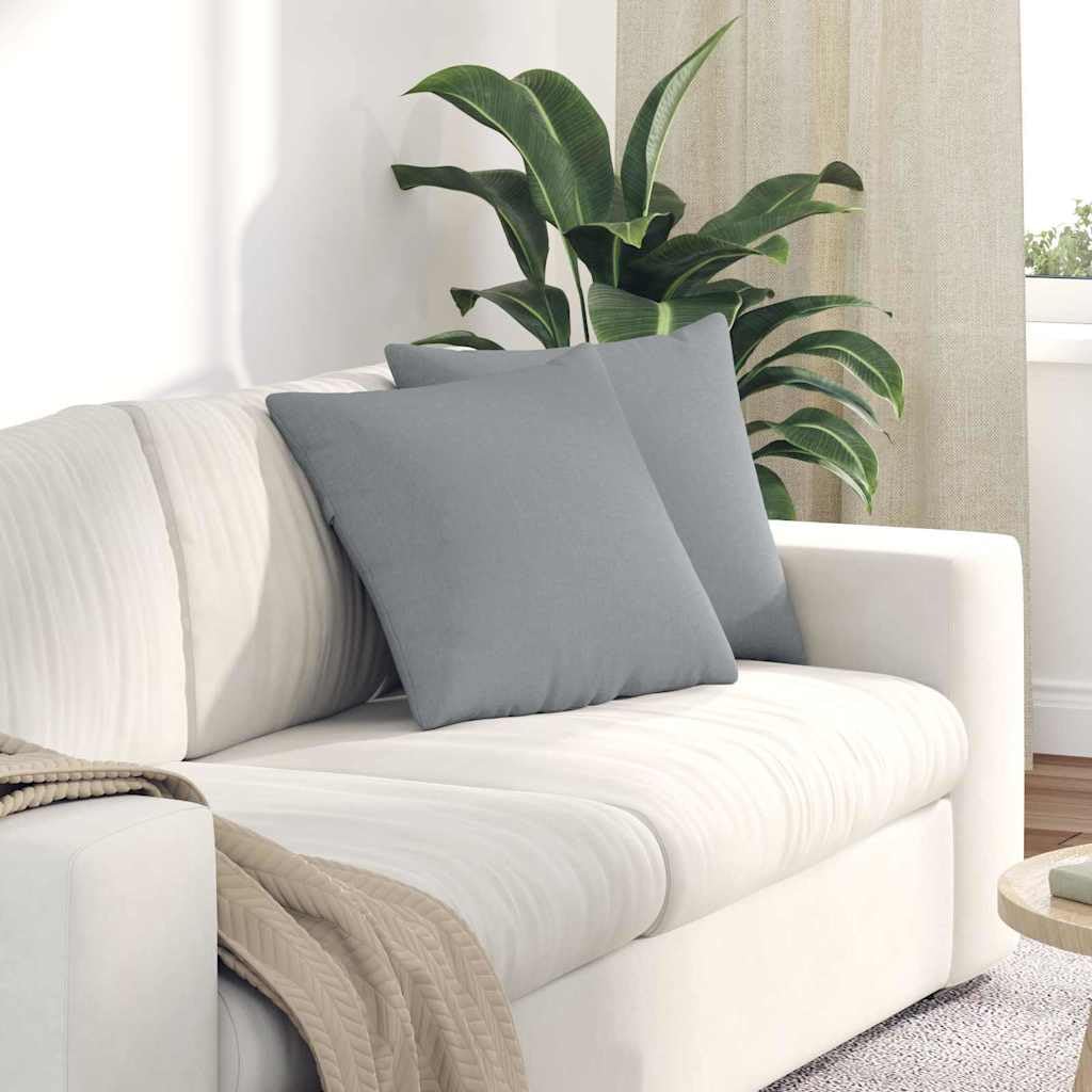 Set di 2 cuscini da divano, 45 x 45 cm, cuscini decorativi con rivestimento sfoderabile e morbida imbottitura in poliestere, per soggiorno, camera da letto, divano
