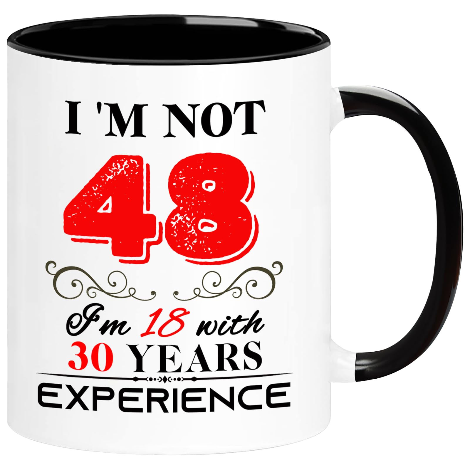 ERYUWOZA 1978 48th Birthday Mug for Women Men, Turning 48 Year Old Birthday Gifts for Mom, Dad, Grandma, Grandpa, Wife, Husband, Daughter, Sister,