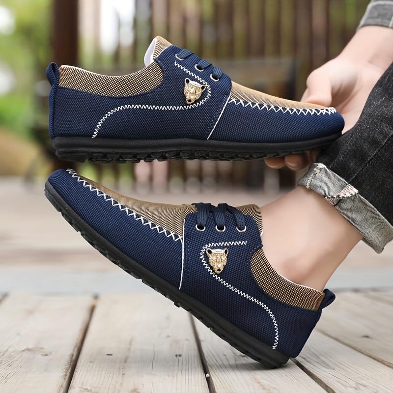 Men's Derby Shoes Sneakers, Casual Walking Shoes Lace-up Front Shoes for Men4