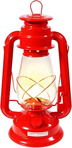Rothco Linterna de queroseno roja de 12 pulgadas de alto