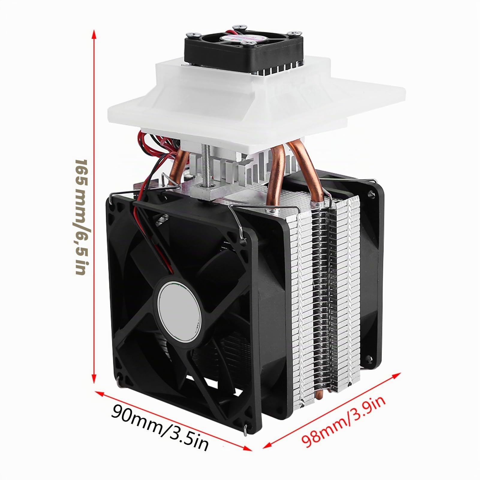 Refroidisseur Thermoélectrique, Système de Déshumidification à Refroidissement par Air Thermoélectrique Peltier à Semi Conducteur 12V