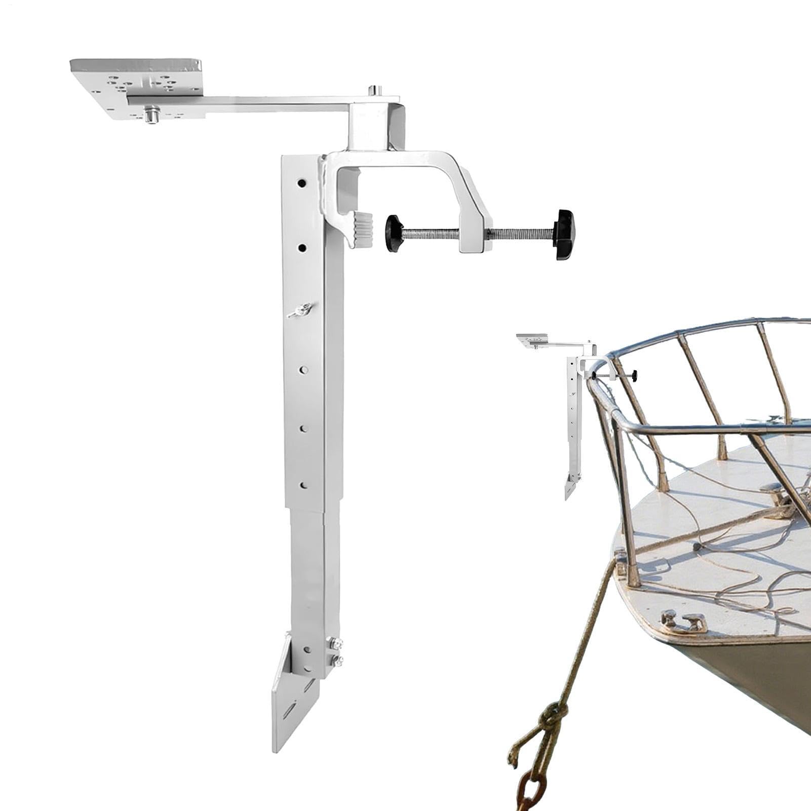 Angel-Echolot-Halterung – ergonomische Halterung, flexible Marine-Unterstützung, Kajak-Bootszubehör | Sicheres, verstellbares Design sorgt für Stabilität, perfekte Anglerausrüstung und verbessert Salz