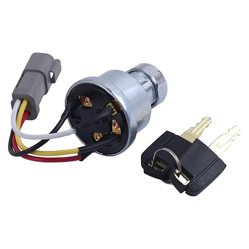 Miniatura 2 de ZTUOAUMA Conjunto del módulo del interruptor de encendido con llaves 142-8858 para Caterpillar CAT D6T D6R D8R 247B 257B 267B 268B 420D 906 246B 242B