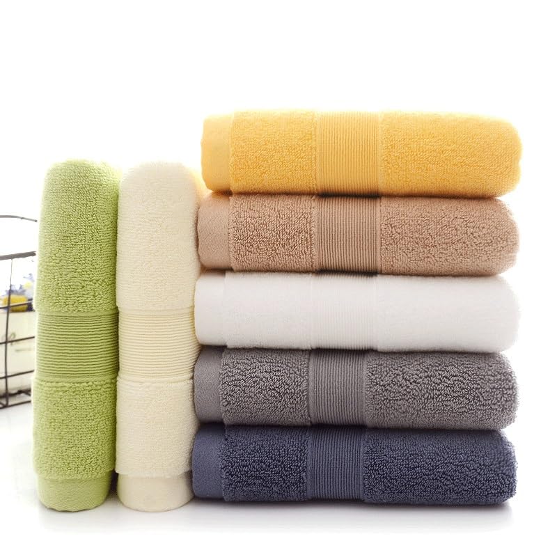 Serviette de bain coton épais serviette absorbante et serviette à main douche