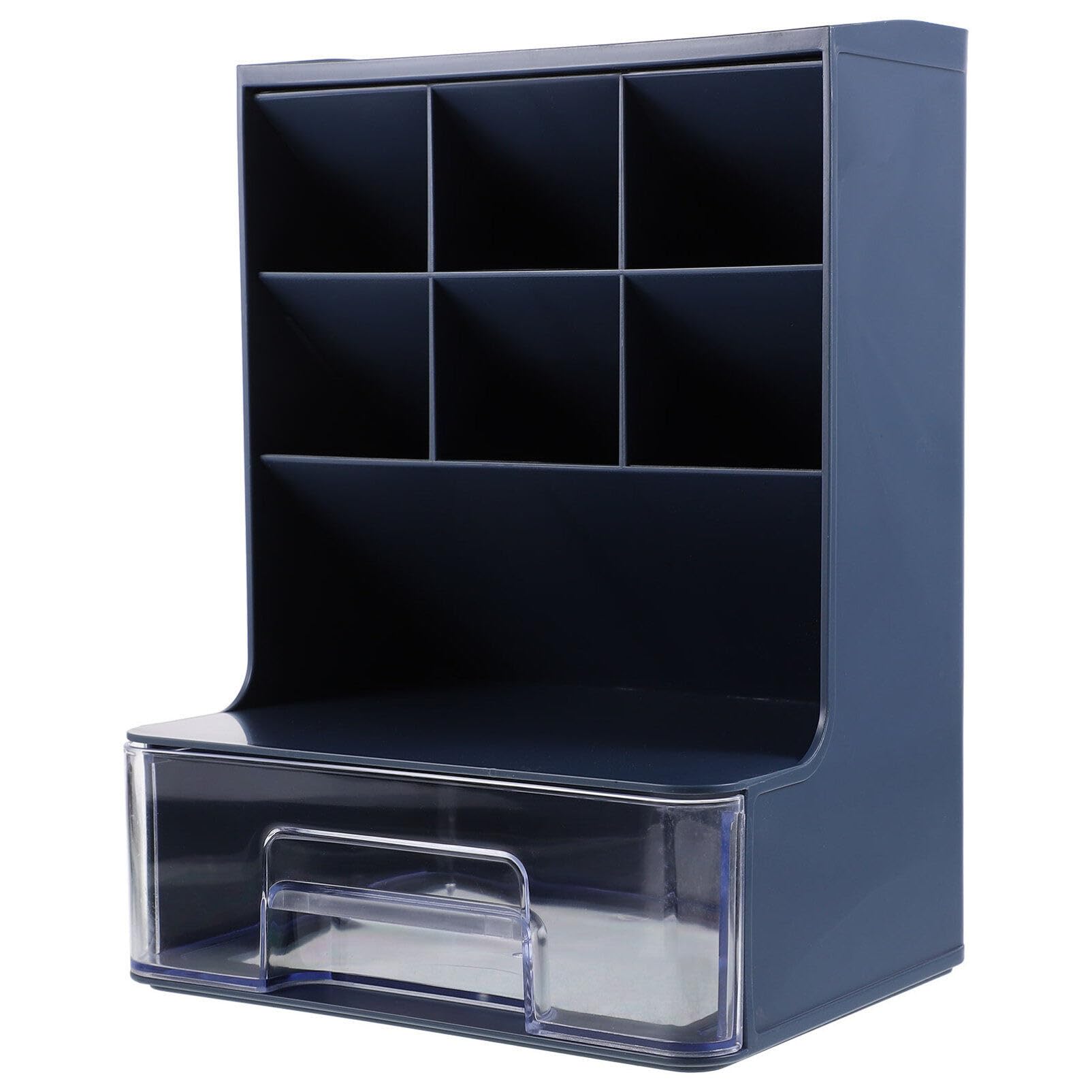 NUOBESTY Soportes Para Guardar Lápices Organizador De Brochas De Maquillaje Cajas De Taza Organizadora De Lápices Organizador De Bolígrafos Caja De Maquillaje Cajón El Plastico Oficina