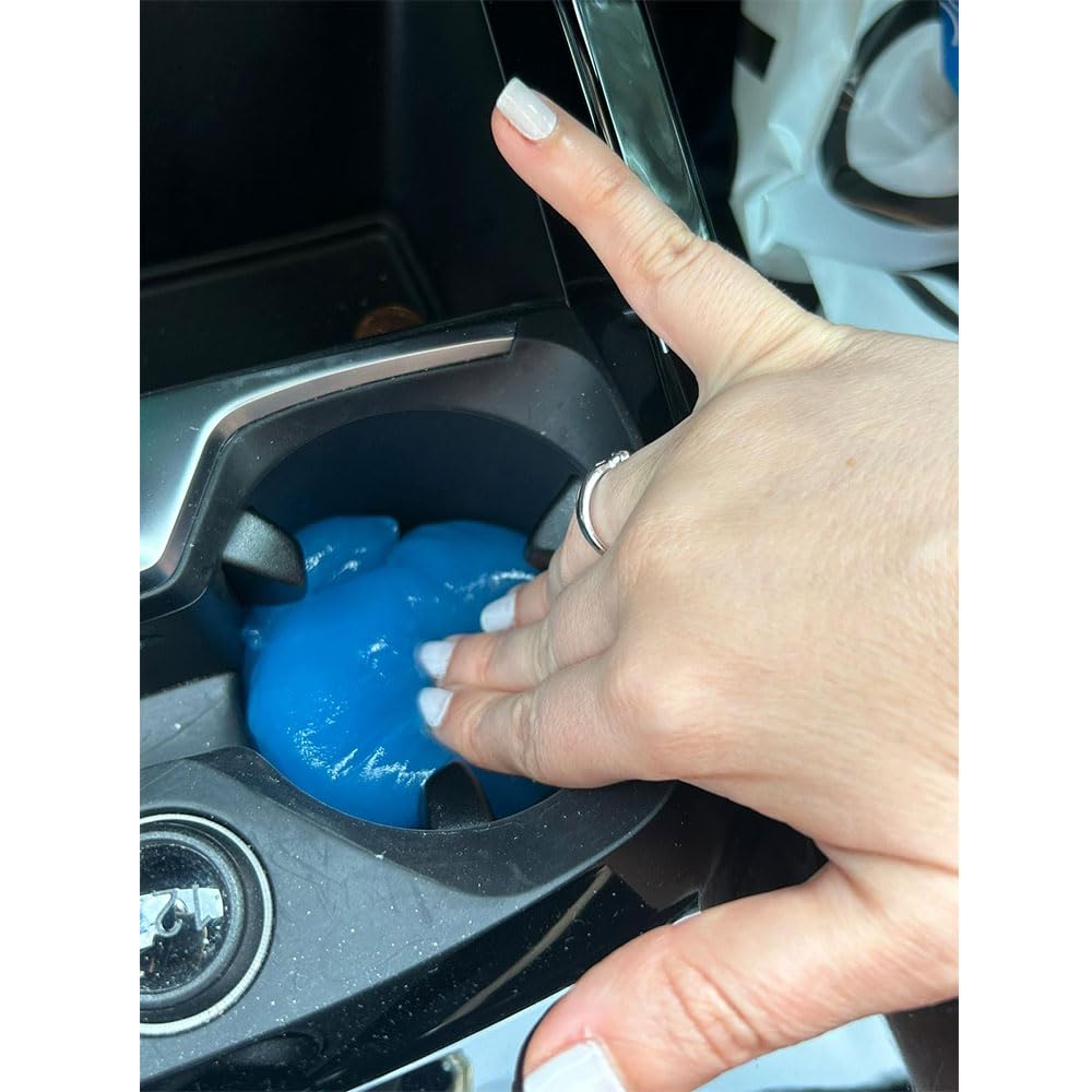 4 Pk Auto Cleaning Putty Gel Reusable Dust Cleaner Slime Keyboard Car Electronic Dirt Removal Wipe Auto Scratch-Free Reusable Detail Cleaning Tools Household Supplies Multi Purpose