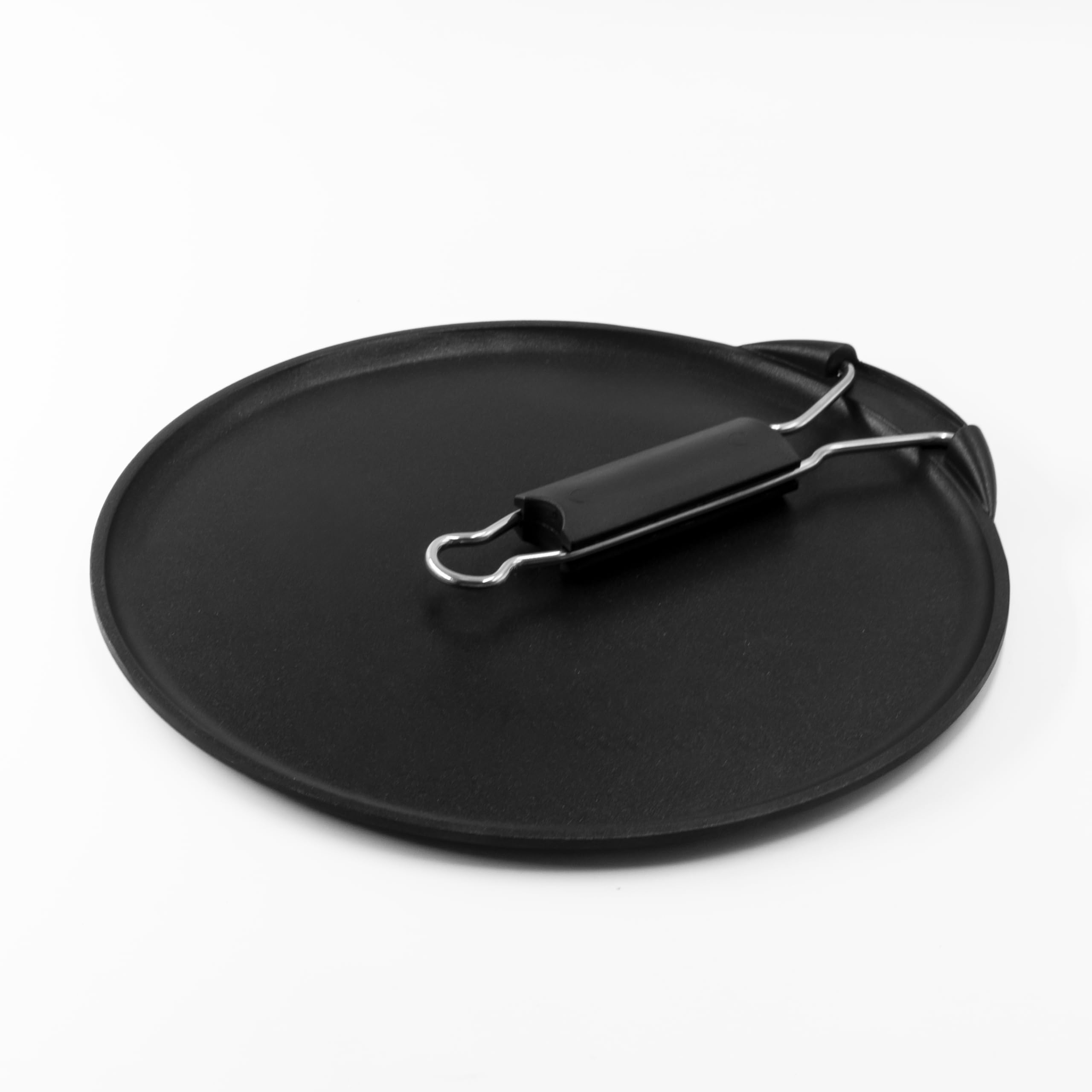 Zanetti - Padella Antiaderente e Antigraffio in Alluminio Pressofuso, Padella Crepes Multiuso con Manico Pieghevole, Diametro 30 cm, Made in Italy, Ideale anche per Toast, Pesce, Carne e Verdure