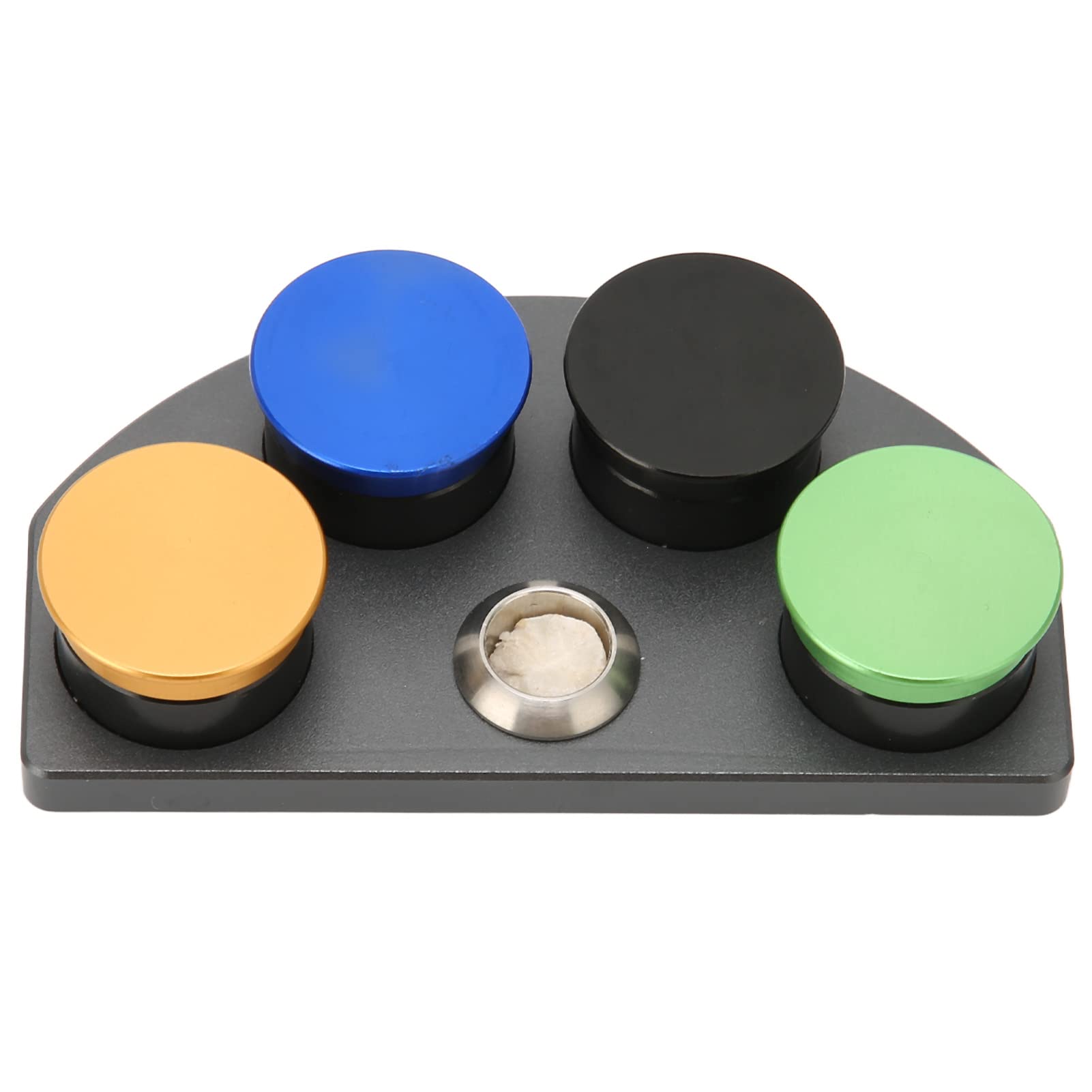 FOUF Oil Cup Stand For Watch Repair Watchmakers Oil Grease Cup Holders, Watch Repair Oiler Kit, Watchmaker Repair Tool 4 Oil Cup, Watchmakers Oil and Grease Cup Holders