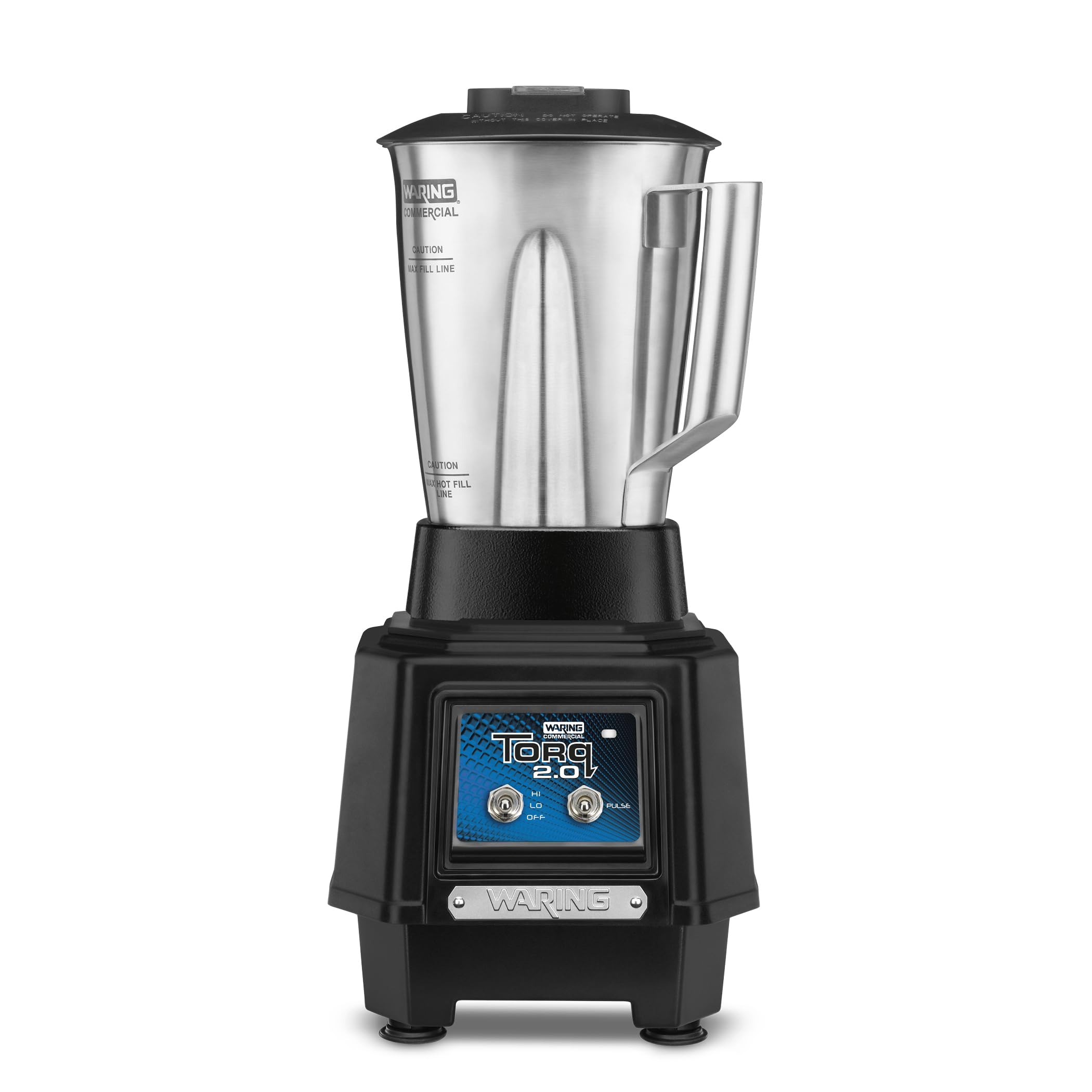 Waring Commercial TBB145S4 TORQ 2 Horsepower Blender, 2 Speed Toggle Switch Controls, with 48 oz. BPA Free Container, 120V, 5-15 Phase Plug