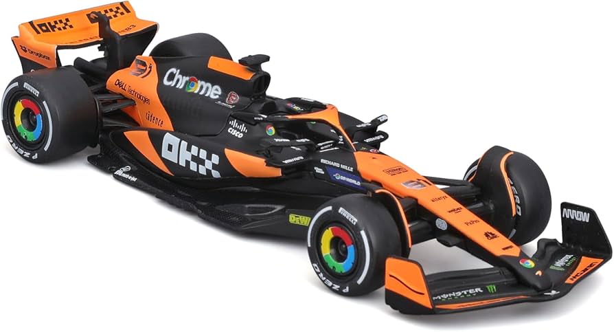 Amazon.com: Xiangtat 1/43 F1 MCL38 Miami Grand Prix 2024 4# Lando