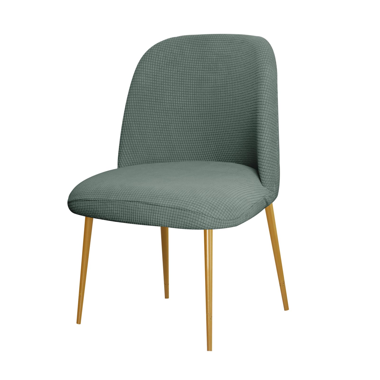 ZHUIYUAN Curved Back Chair Covers For Dining Chairs Set Of 1/2/4/6, Semi Circle Back Dining Room Chair Cover Chair Protector Seat Covers