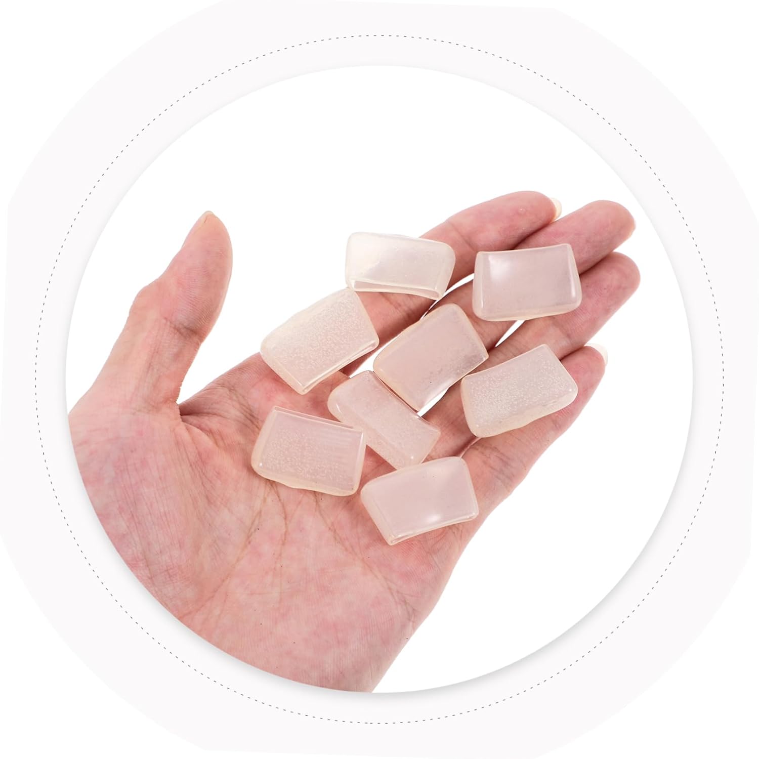 8pcs Pvc Glass Clamp Protective Pads Running Pliers Rubber Tips Replacement for Glass Cutting Pliers