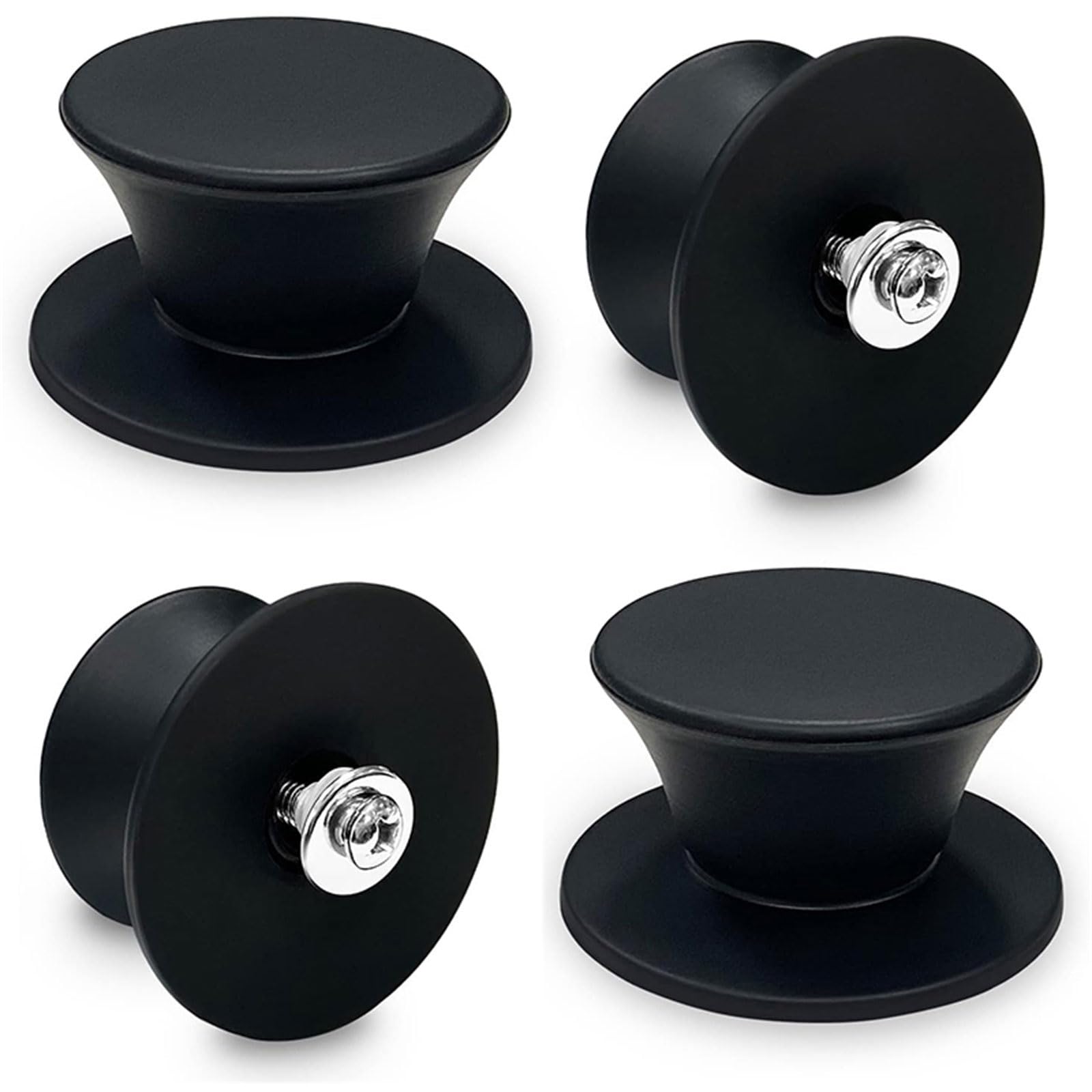 Yhplxyuus Of 4 Silicone Pans Cover Silicone Pots Lid Knob Grip Kitchen Accessories for Cooking Enthusiasts Lid