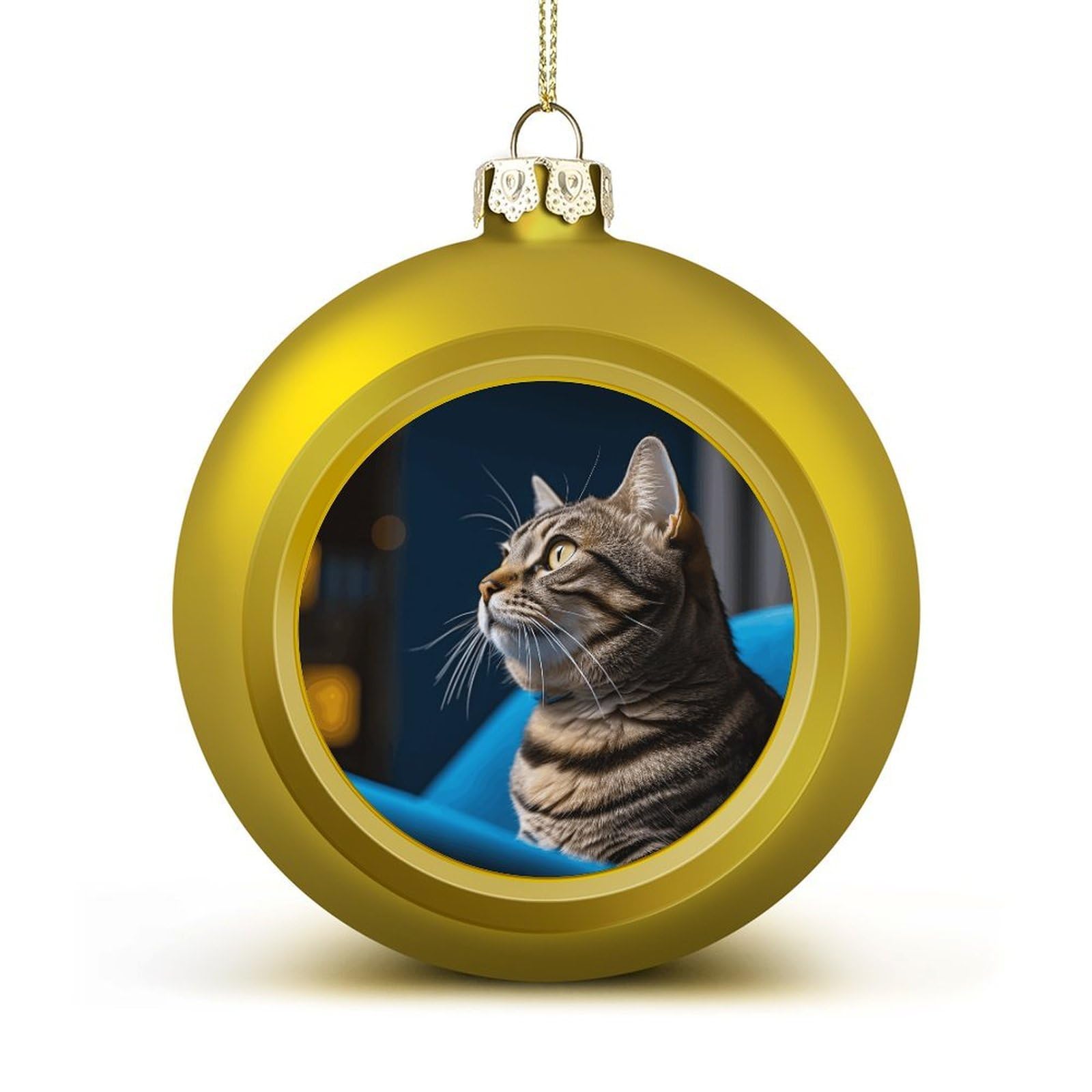 Boule de Noël chat incassable suspension sapin décoration de fête