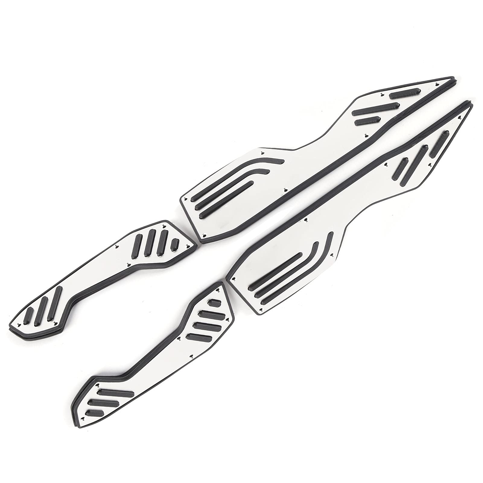 Wymiana pedału podnóżka motocyklowego dla NMAX155/NMAX150/NMAX125 2020 2021 ze stopu aluminium CNC z komfortem -poślizg komfort