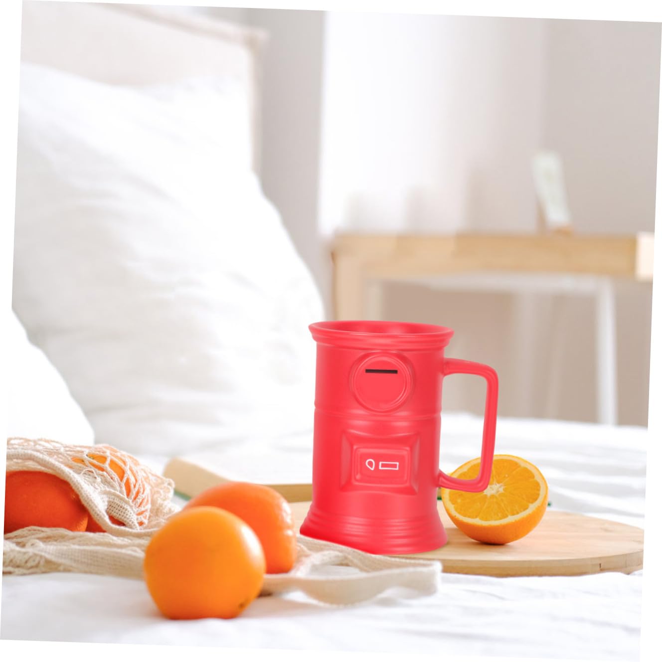 Taza De Buzón Retro De Cerámica Taza De Agua Hogar Con Asa Para Café o Té Obsequio De Inauguración Casa