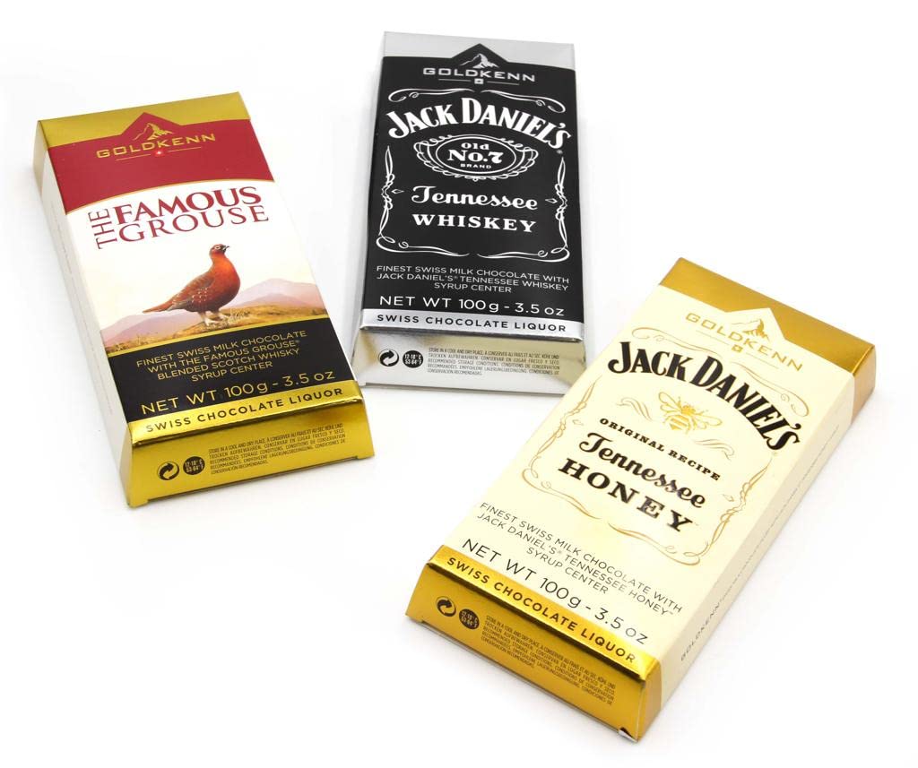 Buy Father's Day Whisky Liqueur Milk Chocolate Collection Gift Set 300g Jack Daniel's and