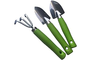 Children's Gardening Set Mini | Toddler Garden Tools | Kids Trowel, Cultivator,...