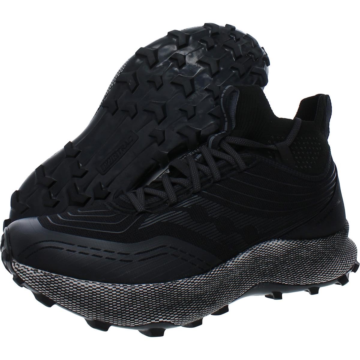 Saucony Mens Endorphin Outdoor Trail Hiking Shoes Black 11.5 Medium (D)