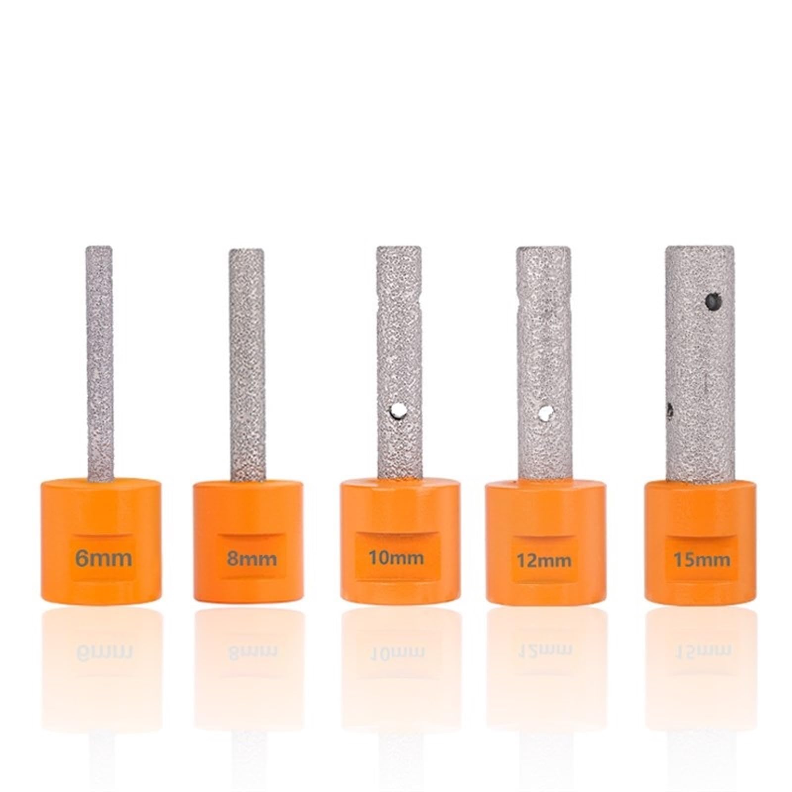 M14 Thread Diamond Finger Bits Enlarge Grinding Holes Dia 6/10/12/15/20/25/30mm Tile Stone Countertop Diamond Bits 1Pcs(50x10x75x25)