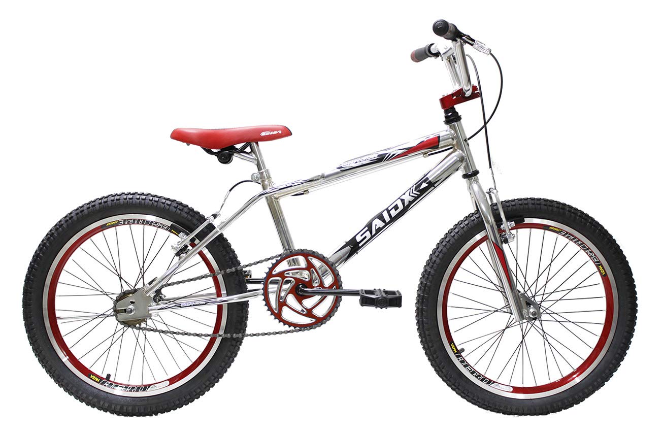 Bicicleta Aro 20 Bmx Cross Freestyle Cromada Aero Saidx (Vermelho
