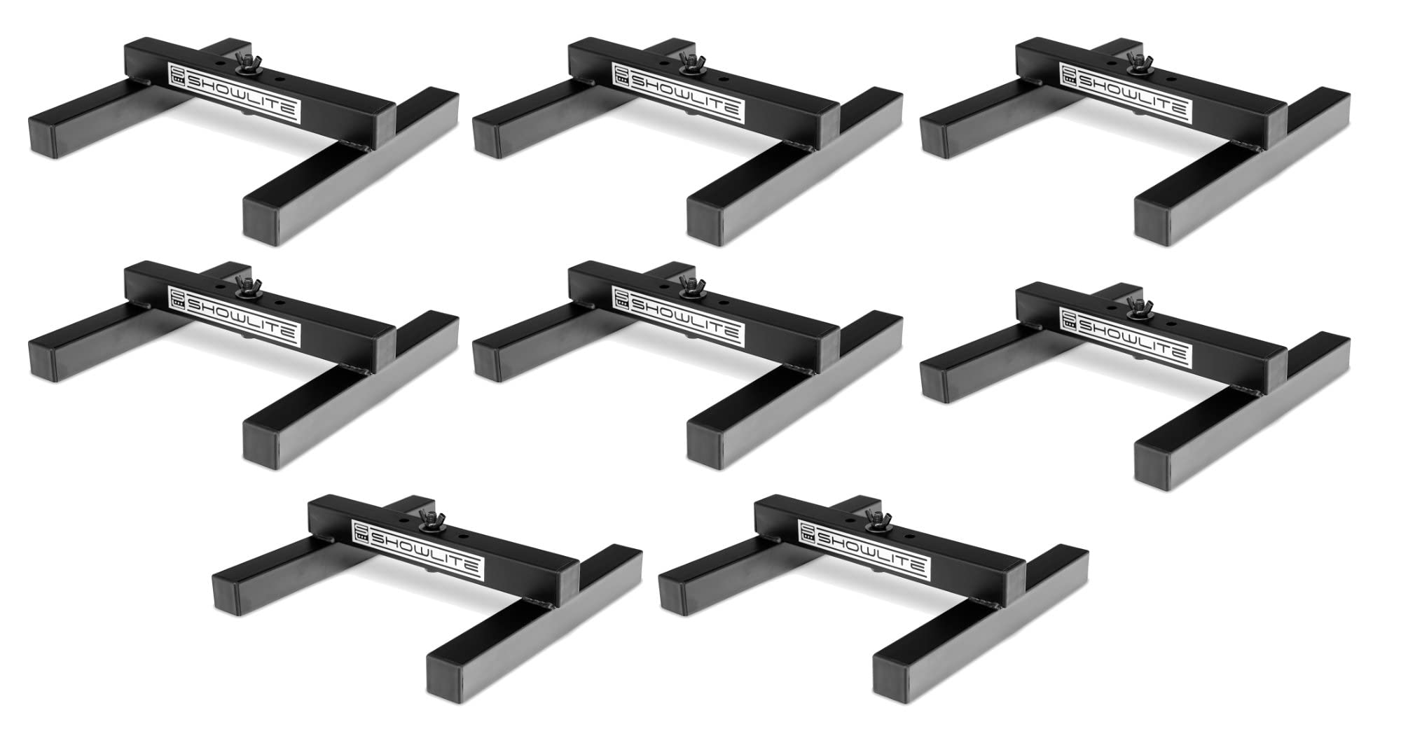 Showlite FLS-10 PAR Luci base semplice, set 8 pezzi