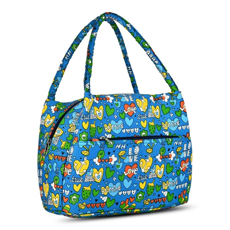 Image of ENSAC Lunch Bag Office Tiffin Bags for Men, Women, School, Tiffin Pouch Bag, Hot & Cold Reusable Lunch Box Bags with Double Handle, Zip Bags