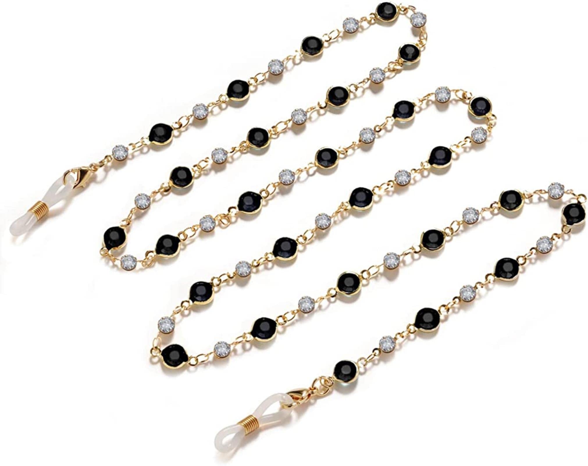 KLXSIVU Eyeglass Chain Sunglasses Strap Holder Eyewear Retainer For Women