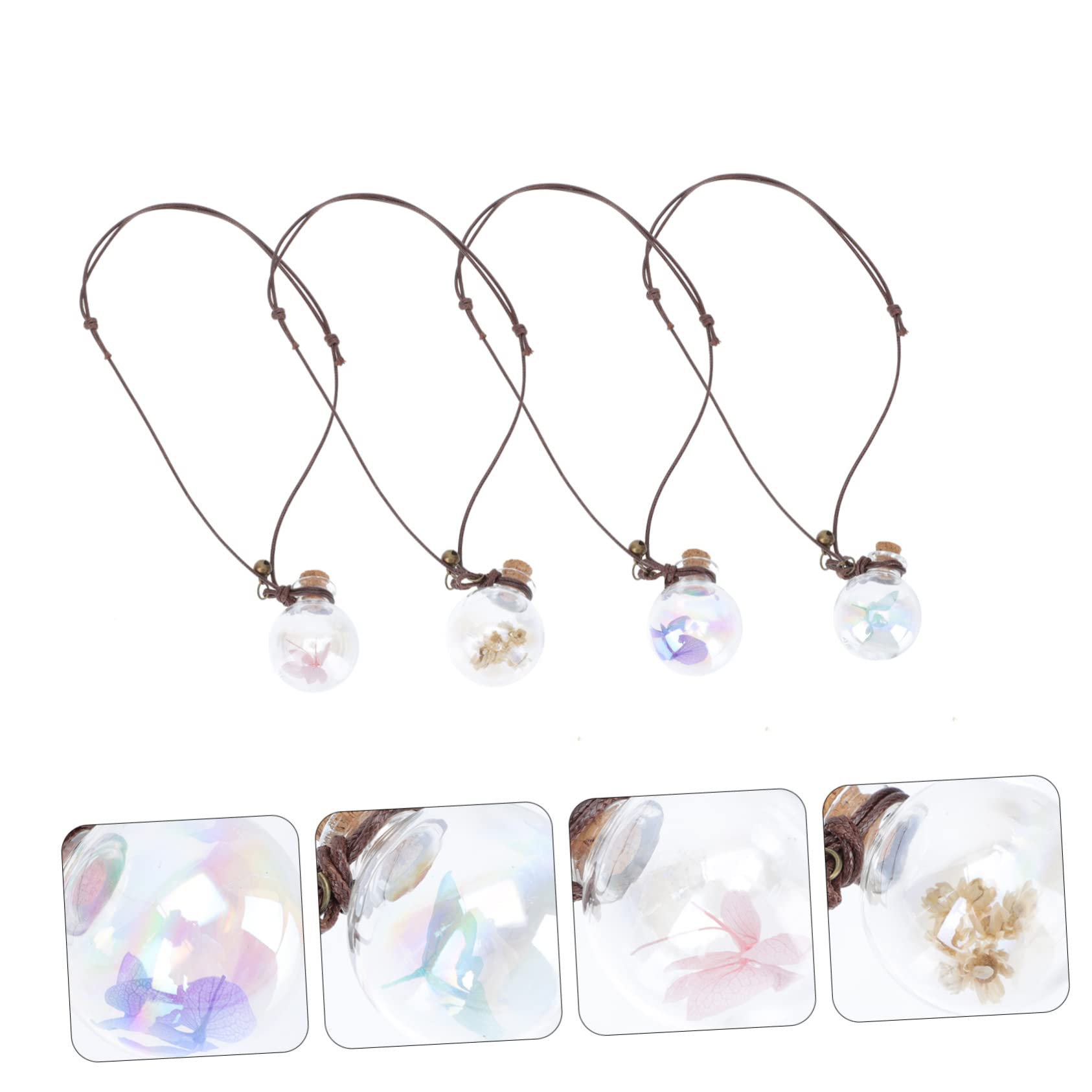 ULTECHNOVO 20piezas Perfume De Auto Colgante Aromaterapia y Flores Secas Decoración Para Coche y Hogar Fragancia Personalizable