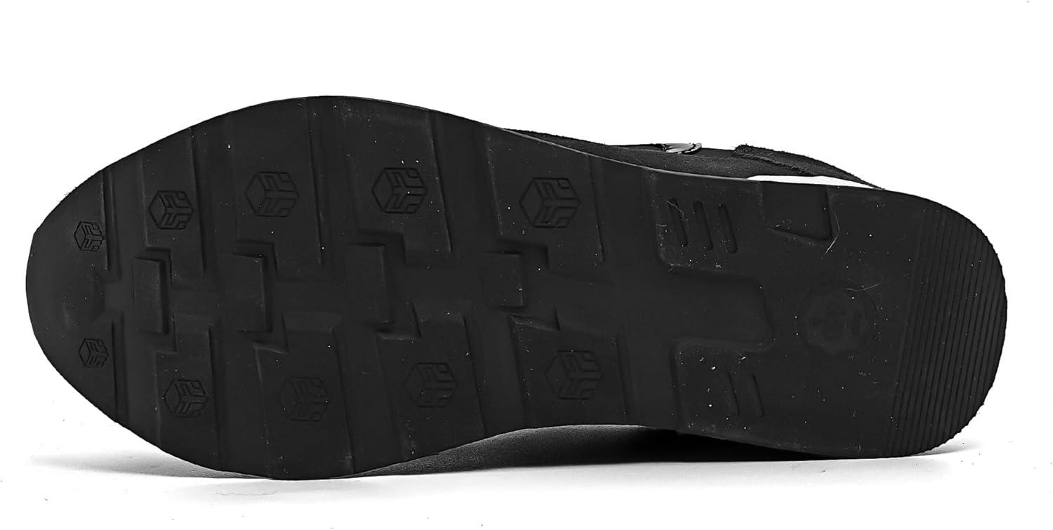 OPP Men's Fashion Sneakers Casual Lace-up Suede Leather Shoes Running Athletic Tennis Sports Gym - Image 5