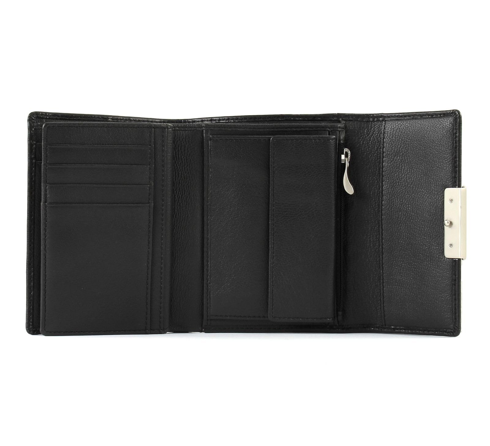 Mandarina Duck Damen Hera 3.0 P10RAP11 Geldbörsen, schwarz, 13,5x9x3 (L x H x W)