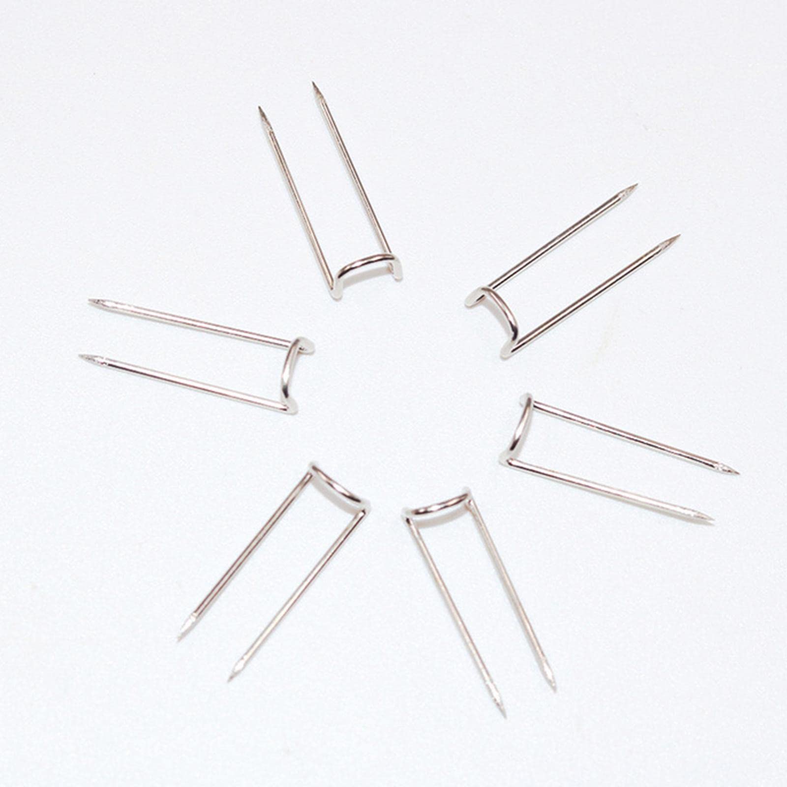ZOOMELLA 100x Metal Fork Pins for Quilting Sewing Needlework Accessories 23x6mm 1