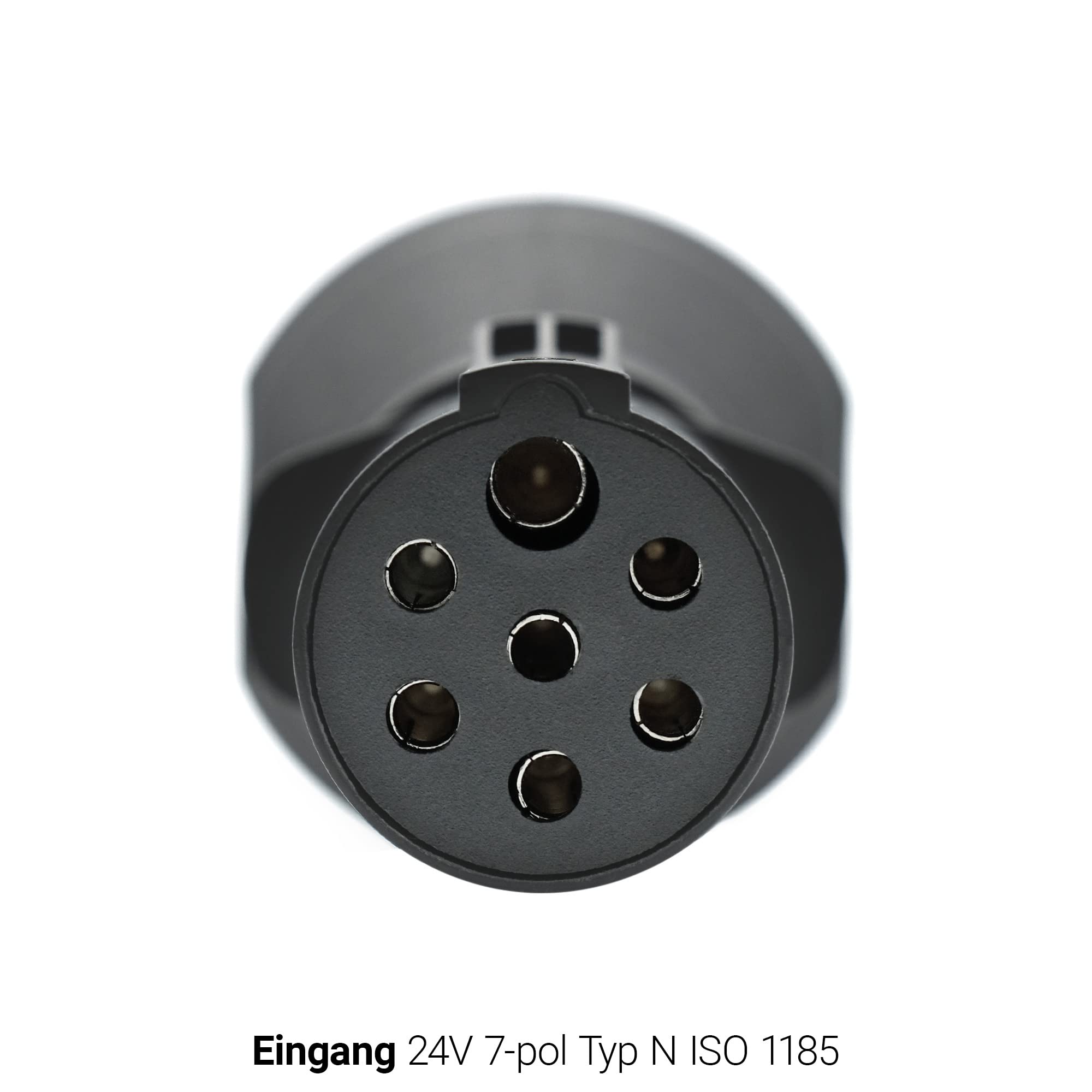 Spannungswandler 7pol LKW 24V auf 12V 13pol Anhänger Adapter Spannungsreduzierer