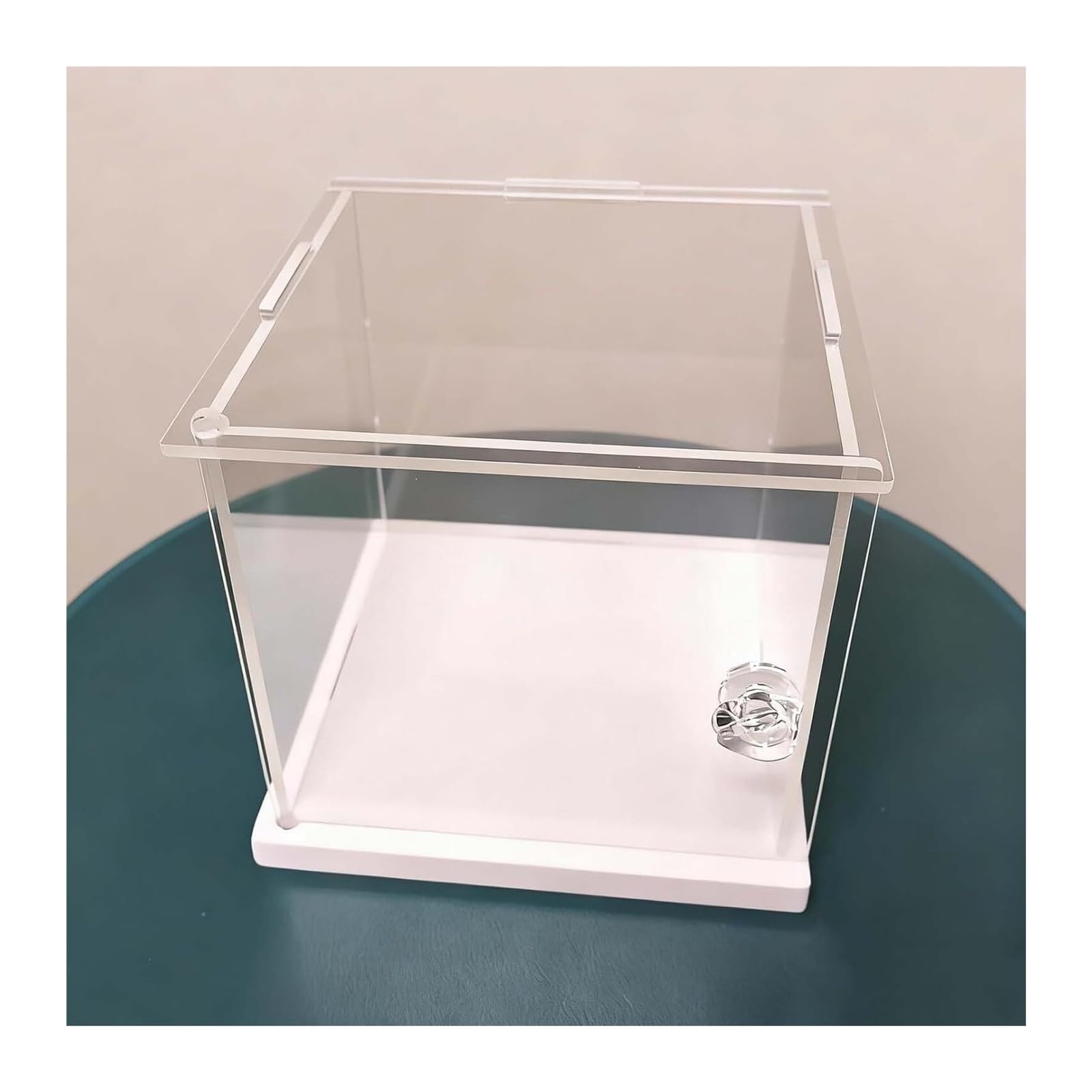 EYRMQWJPC Transparent Showcase Dust Cover, Acrylic Display Case With Front Door For Hobby Multiple Sizes(60x60x60cm(24x24x24in))