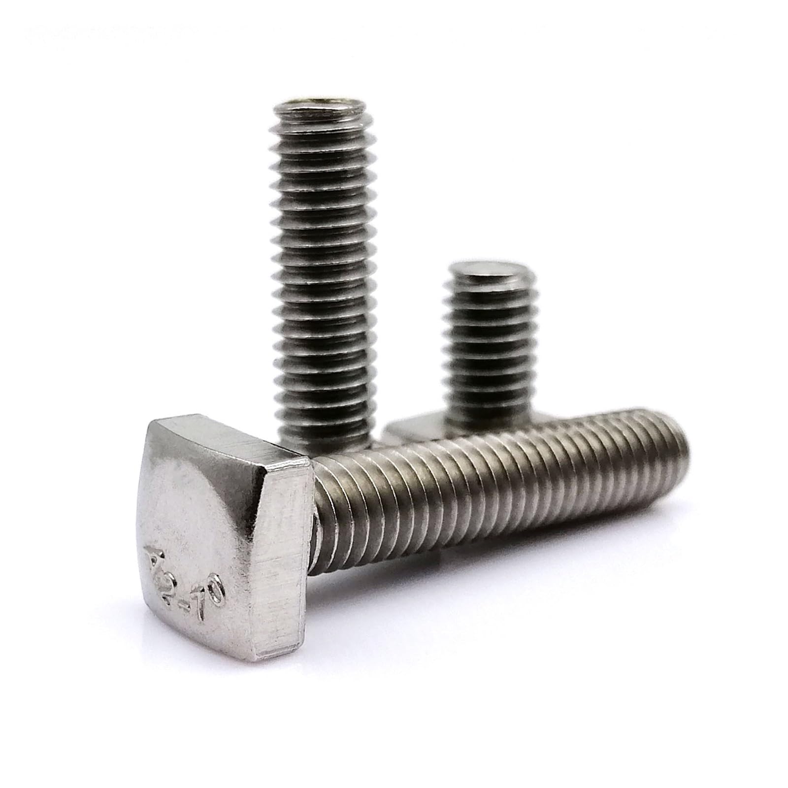 2 pz M6/M8 Lunghezza = 8-80mm GB35 304 A2-70 Piatto in Acciaio Inox Quadrato Quadrato Quadrato Tipo di Testa Vite di Macchina Bullone(60mm,2pcs M8)